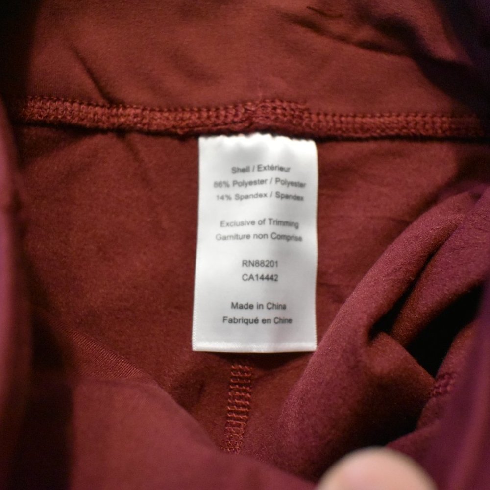 NWT Mondetta Core Leggings Reflective Detail XS/TP Tawny Port - Picture 7 of 13